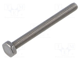 Screw; M3x30; 0.5; Head: hexagonal; A2 stainless steel; DIN 933