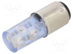 LED lamp; blue; BA15D; 230VAC