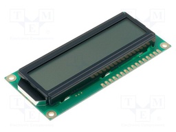 Display: LCD; alphanumeric; FSTN Positive; 16x2; LED; 80x36x13.2mm