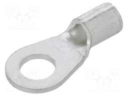 Ring terminal; M4; 1÷2.5mm2; crimped; for cable; non-insulated