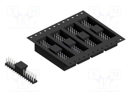 Connector: pin strips; pin header; male; PIN: 30; 2mm; SMT; 2x15