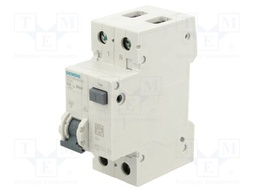 RCBO breaker; Inom: 25A; Ires: 30mA; Poles: 1+N; 230/400VAC; DIN