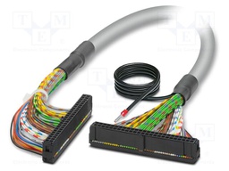 Ribbon cable with IDC connectors; Contacts ph: 2.54mm; 2m; 26AWG