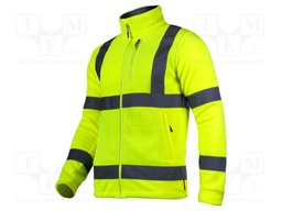High visibility jacket; Size: XXXL; yellow; 300g/m2