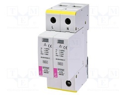 Surge arrester; Type 2; Poles: 2; 40kA; Uoper.max: 440VAC; -40÷70°C