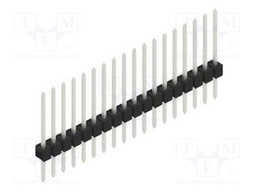 Connector: pin strips; pin header; male; PIN: 18; 2.54mm; THT; 1x18
