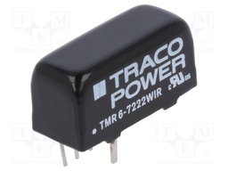 Converter: DC/DC; 6W; Uin: 43÷160V; Uout: 12VDC; Uout2: -12VDC; SIP8