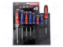 Screwdriver: universal-set; Phillips,slot; SOFT-TOUCH; magnetic