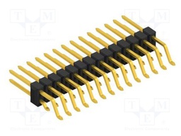 Connector: pin strips; pin header; male; PIN: 28; 2.54mm; SMT; 2x14