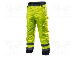 Dungarees; Size: S; yellow; VISIBILTY; furlined