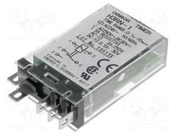 Timer; 0,1s÷10min; SPDT; 250VAC/3A; 24VAC; DIN,socket,on panel