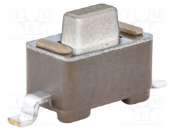 Microswitch TACT; SPST-NO; Pos: 2; 0.05A/12VDC; SMT; none; 2.55N
