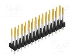 Connector: pin strips; pin header; male; PIN: 30; 2.54mm; THT; 2x15