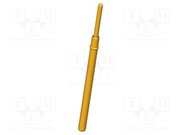 Test needle; Operational spring compression: 4mm; 5A; Ø: 1mm; 0.6N