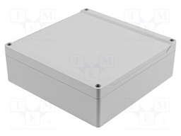 Enclosure: multipurpose; X: 180mm; Y: 180mm; Z: 60mm; 1555; ABS; grey