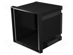 Enclosure: panel; X: 96mm; Y: 96mm; Z: 75mm; ABS + PC,PPO; black