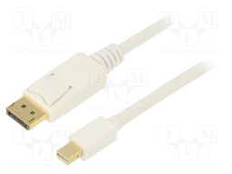 Cable; DisplayPort 1.2; DisplayPort plug,mini DisplayPort plug