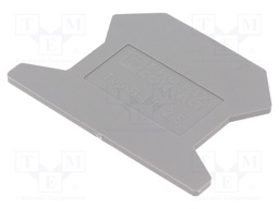 End piece; Application: UK2.5; grey; polyamide