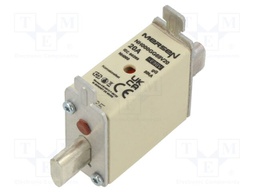 Fuse: fuse; gG; 20A; 690VAC; 250VDC; ceramic,industrial; NH000