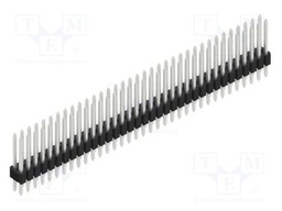 Connector: pin strips; pin header; male; PIN: 70; 1.27mm; THT; 2x35