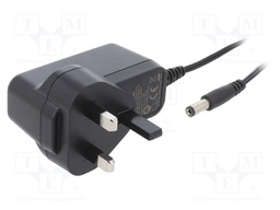 Power supply: switched-mode; voltage source; 9VDC; 1.28A; 12W