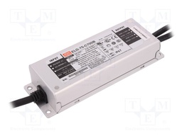 Power supply: switched-mode; LED; 75W; 53÷107VDC; 700mA; IP67; 800g