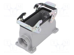 Enclosure: for HDC connectors; C146; size E16; with double latch