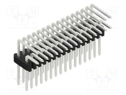 Connector: pin strips; pin header; male; PIN: 32; 1.27mm; THT; 2x16