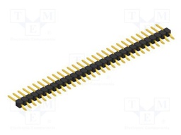 Connector: pin strips; pin header; male; PIN: 31; 2.54mm; SMT; 1x31