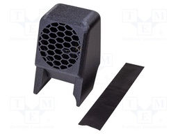 Car loudspeaker enclosure; PETG; black; 200mm; BMW; 7l