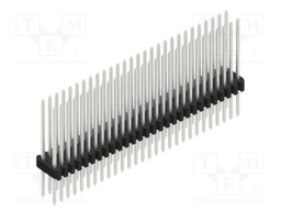 Connector: pin strips; pin header; male; PIN: 56; 1.27mm; THT; 2x28