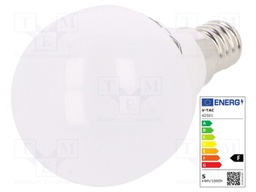 LED lamp; cool white; E14; 220/240VAC; 470lm; 5.5W; 180°; CRImin: 80