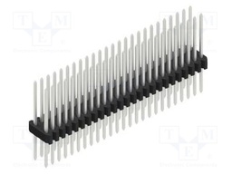 Connector: pin strips; pin header; male; PIN: 50; 1.27mm; THT; 2x25