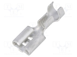 Terminal: flat; 6.3mm; 0.8mm; female; 2÷3mm2; crimped; for cable