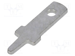 Terminal: flat; 2.8mm; 0.8mm; male; THT; Overall len: 12.5mm