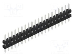 Connector: pin strips; pin header; male; PIN: 20; 2mm; THT; 1x20