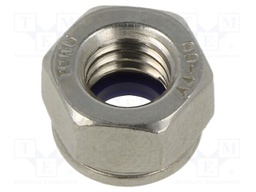 Nut; hexagonal; M8; 1.25; A4 stainless steel; 13mm; BN 2079