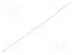 Cable tie; L: 165mm; W: 2.5mm; polyamide; 78.5N; natural; Ømax: 43mm