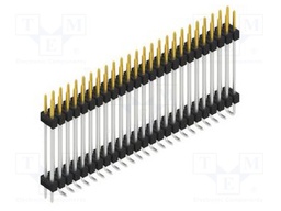 Connector: pin strips; pin header; male; PIN: 50; 2.54mm; SMT; 2x25