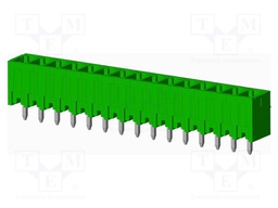 Connector: pluggable terminal block; socket; male; straight; THT