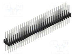 Connector: pin strips; pin header; male; PIN: 66; 1.27mm; THT; 2x33