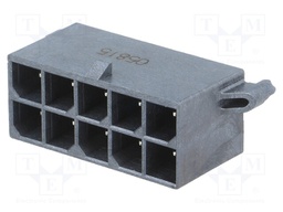 Socket; wire-board; male; Mega-Fit; 5.7mm; PIN: 10; Layout: 2x5; 23A