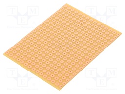 Board: universal; single sided,prototyping; W: 75mm; L: 100mm