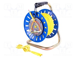 Test lead; 4mm banana plug-4mm banana plug; insulated; Len: 100m