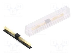 Connector: pin strips; pin header; male; PIN: 56; 2.54mm; SMT; 2x28