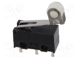 Microswitch SNAP ACTION; with lever (with roller); SPDT; Pos: 2
