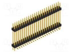 Connector: pin strips; pin header; male; PIN: 48; 2.54mm; SMT; 2x24