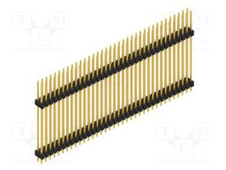Connector: pin strips; pin header; male; PIN: 72; 2.54mm; THT; 2x36