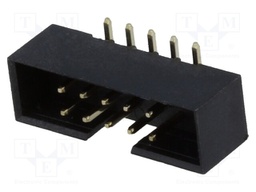 Socket; IDC; male; PIN: 10; vertical; SMT; gold flash; 2mm