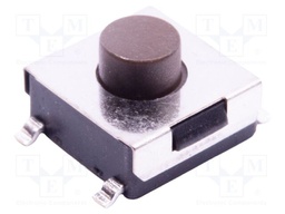 Microswitch TACT; SPST-NO; Pos: 2; 0.05A/12VDC; SMT; none; 1N; 4.3mm